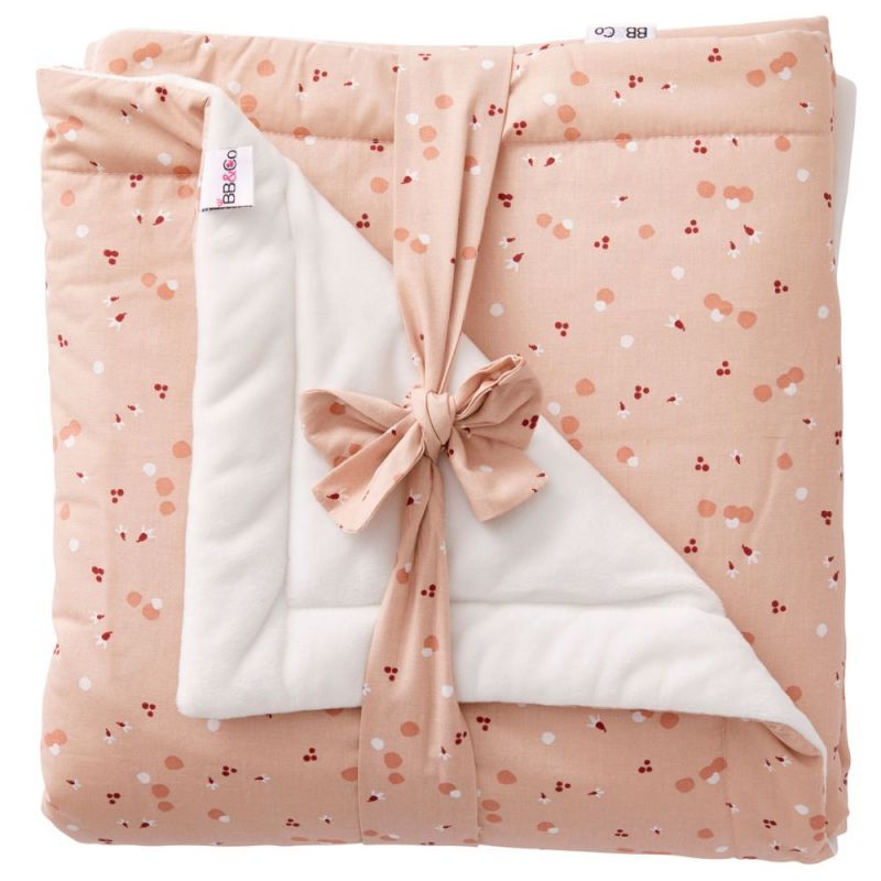 Couverture en polaire Minky Luxe Blooming Day (70 x 100 cm) BB & Co