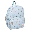 Sac à dos enfant Little Story Véhicules bleu (36 cm) Kidzroom Produit 1