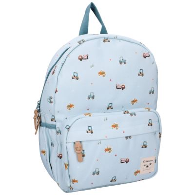 Sac à dos enfant Little Story Véhicules bleu (36 cm) Kidzroom