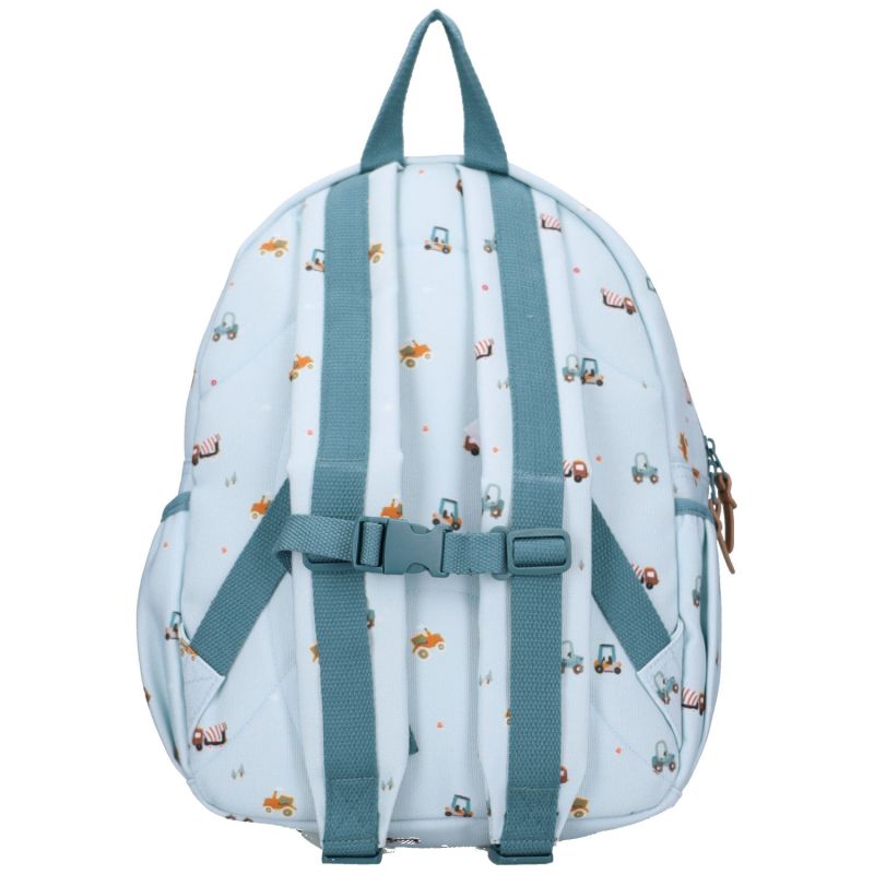 Sac à dos enfant Little Story Véhicules bleu (36 cm) Kidzroom Produit 4