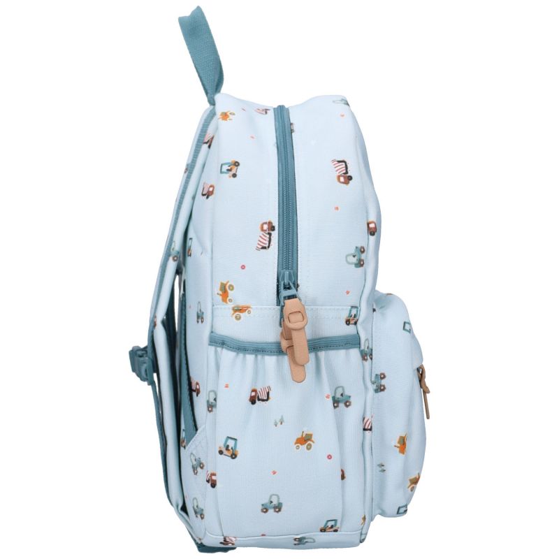 Sac à dos enfant Little Story Véhicules bleu (36 cm) Kidzroom Produit 5