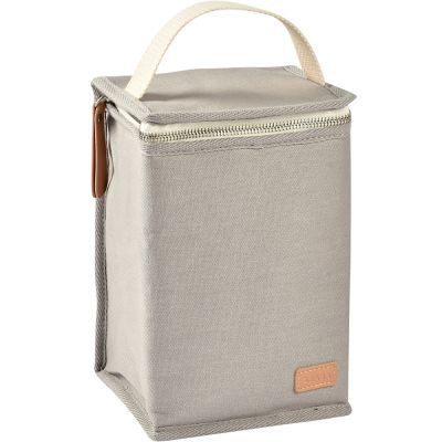 Sac isotherme Canvas gris perle