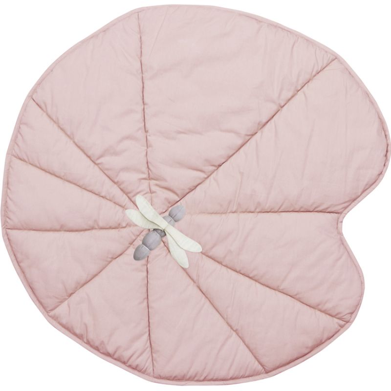 Tapis de jeu en coton bio Nénuphar Vintage Nude (95 cm) Lorena Canals
