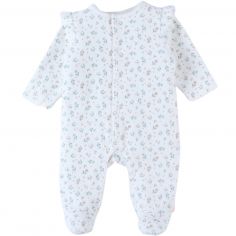 Pyjama velours imprimé fleuri (6 mois) - Noukie's