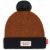 Variation Marron, noir du produit Bonnet Block Blacky (2-5 ans) de la marque Hello Hossy