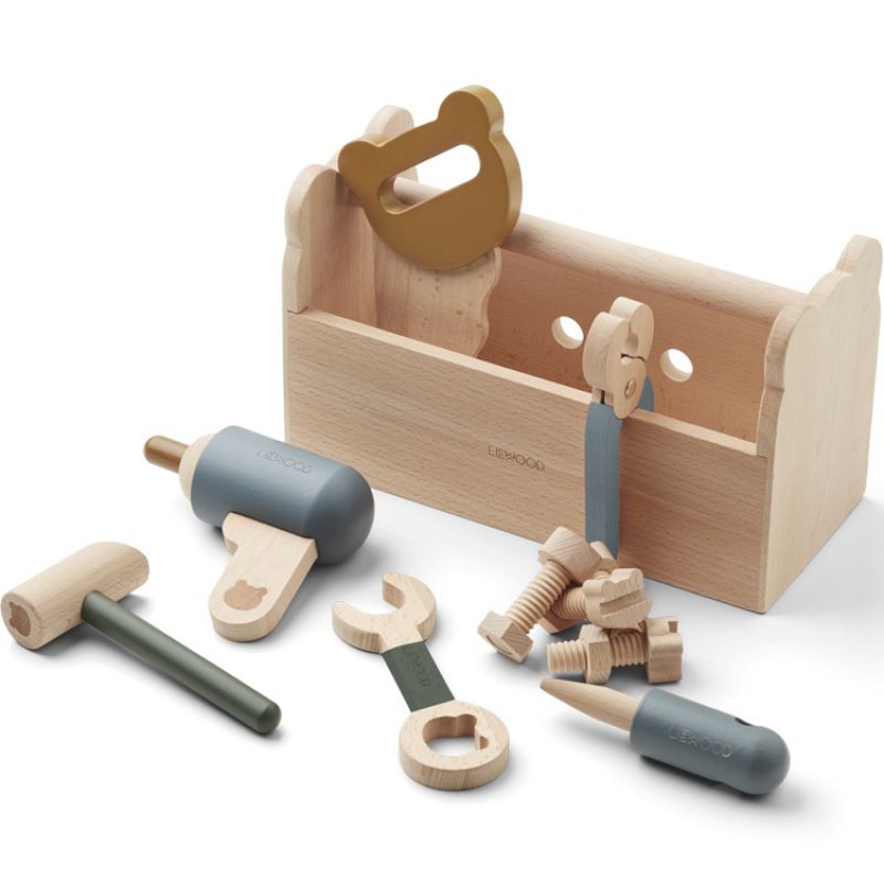 Boîte à outils Luigi Blue multi mix Liewood