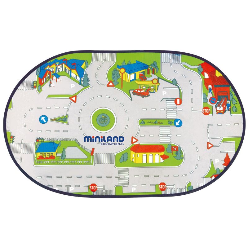 Circuit sur tapis de jeu Miniland