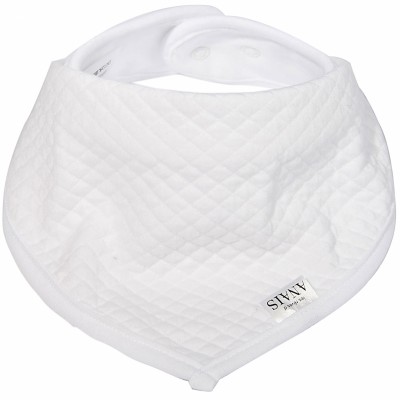 Bavoir bandana Diamond White Les Rêves d'Anaïs