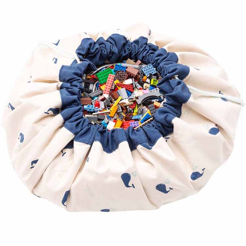 Sac à jouets 2 en 1 Printed Colors Baleine Play&Go