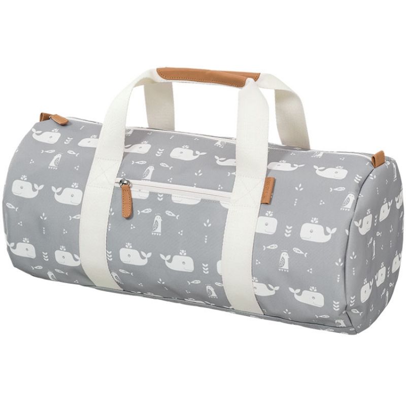 Sac week-end baleine gris Fresk