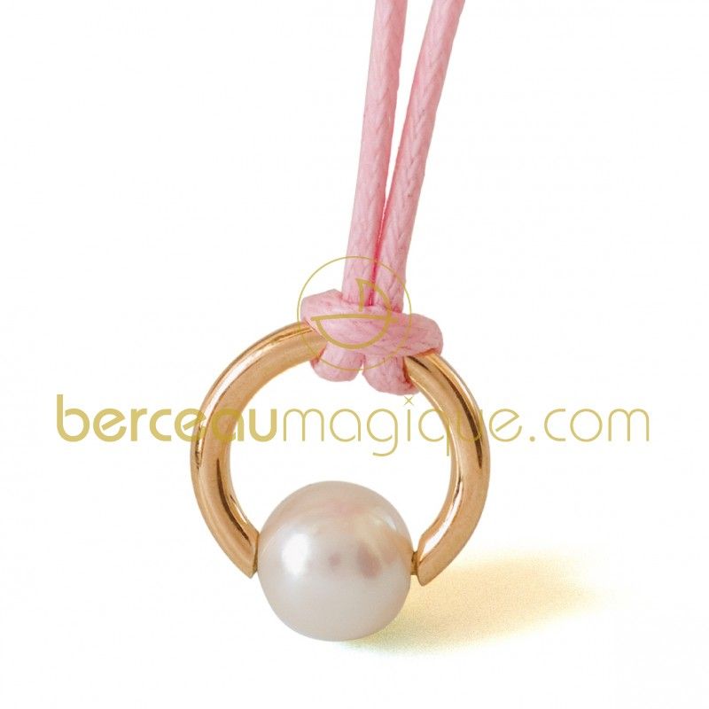 Pendentif Moana Perle blanche du japon (Or jaune) Mikado