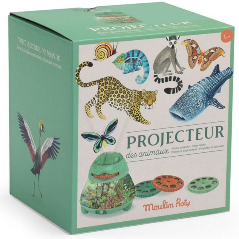 Projecteur des animaux (USB) Tout autour du monde Moulin Roty Packaging 4