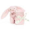 Doudou plat Bashful Lapin Rose Jellycat Produit 2