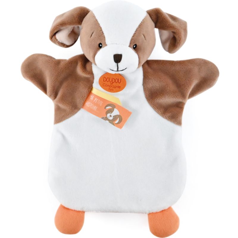 Doudou marionnette Chien Doudou et Compagnie