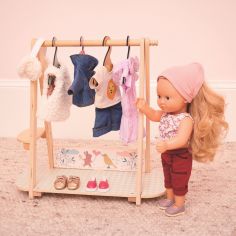 Tenue Burgundy pour poupée