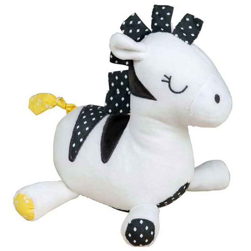 Peluche Pluche et Pompon zèbre (22 cm) Sauthon