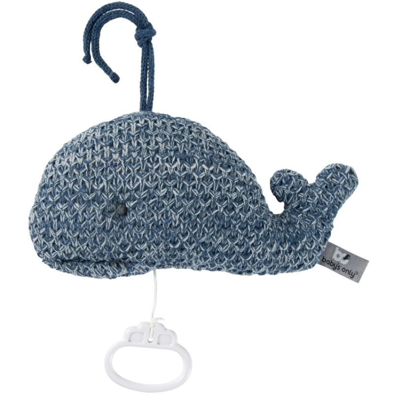 Peluche musicale baleine bleue (25 cm) Baby's Only