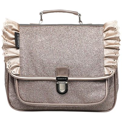 Cartable A4 maternelle papillon cuivré copper (32 cm)