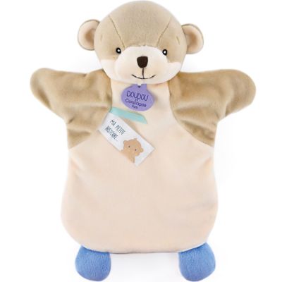 Doudou Peluche Marionnette Panda Magnétique Histoire D'Ours Podcoll - 24 Cm, Doux, Lavable - Cadeau Naissance
