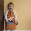 Tablier Les Copains d'abord Chien personnalisable (2-6 ans) L'oiseau bateau Ambiance 3