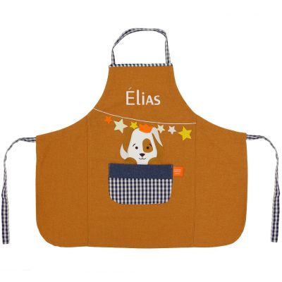 Tablier Les Copains d'abord Chien personnalisable (2-6 ans)