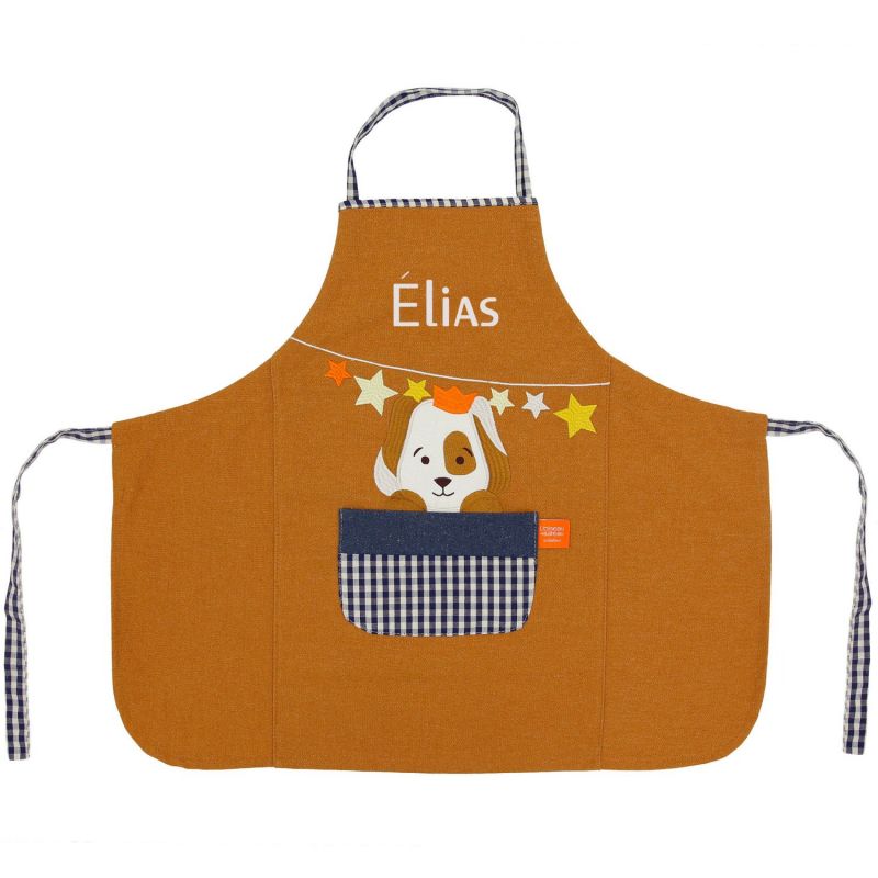 Tablier Les Copains d'abord Chien personnalisable (2-6 ans) L'oiseau bateau Produit 1