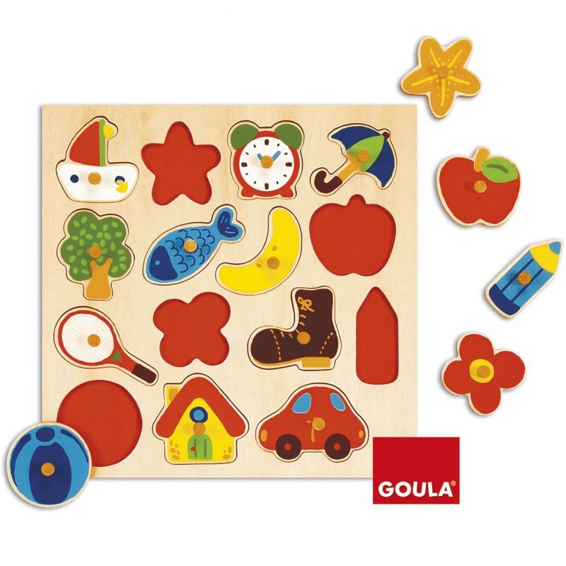 Puzzle Silhouettes (15 pièces) Goula