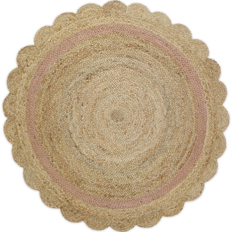 Tapis rond en jute Neha Nude (140 cm) Nattiot