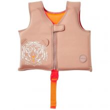 Gilet de natation beige Tully le tigre (1-2 ans)  par Sunnylife