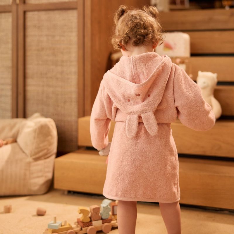 Peignoir en éponge Miffy Silk Rose (1-2 ans) Jollein Ambiance 7