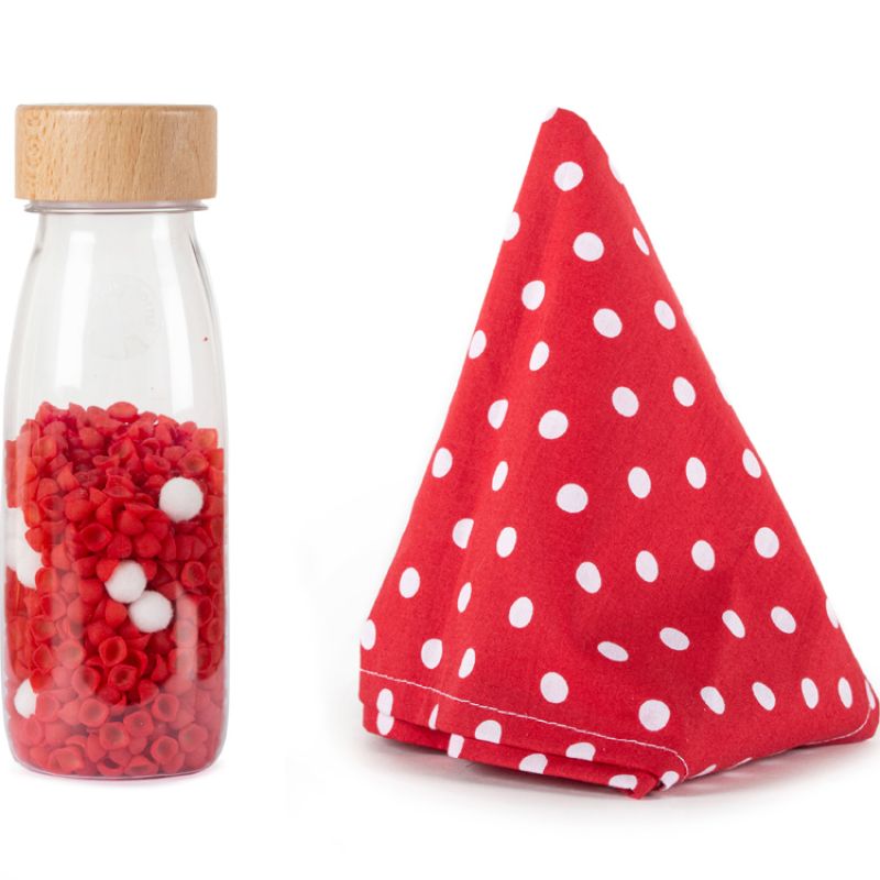 Bouteille sensorielle Sound et Foulard Petit Boum
