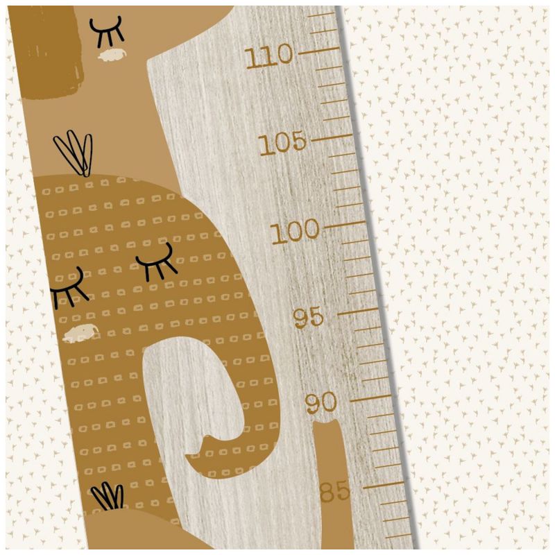 Toise en bois Isidore éléphant caramel personnalisable Charlie et Suzie Ambiance 4