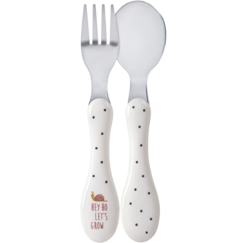 Set de 2 couverts Garden Explorer escargot Lässig