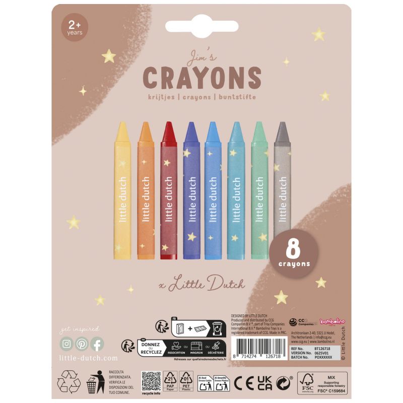 Crayons de cire Jim Little Dutch Packaging 3