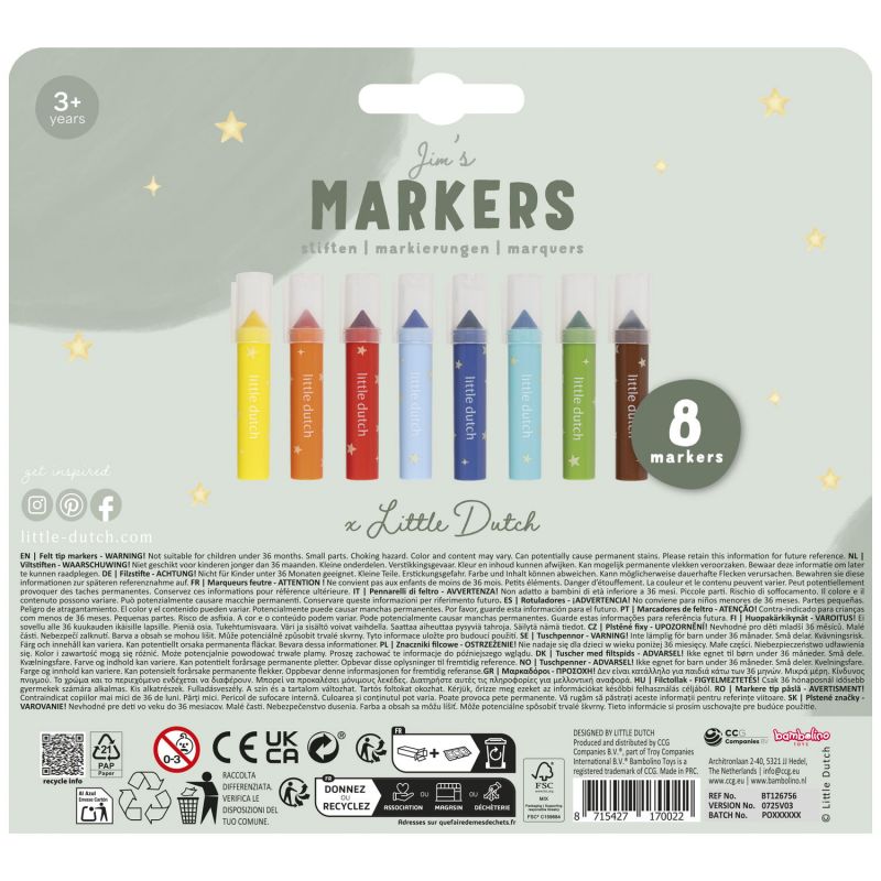 Feutres Jim Little Dutch Packaging 3