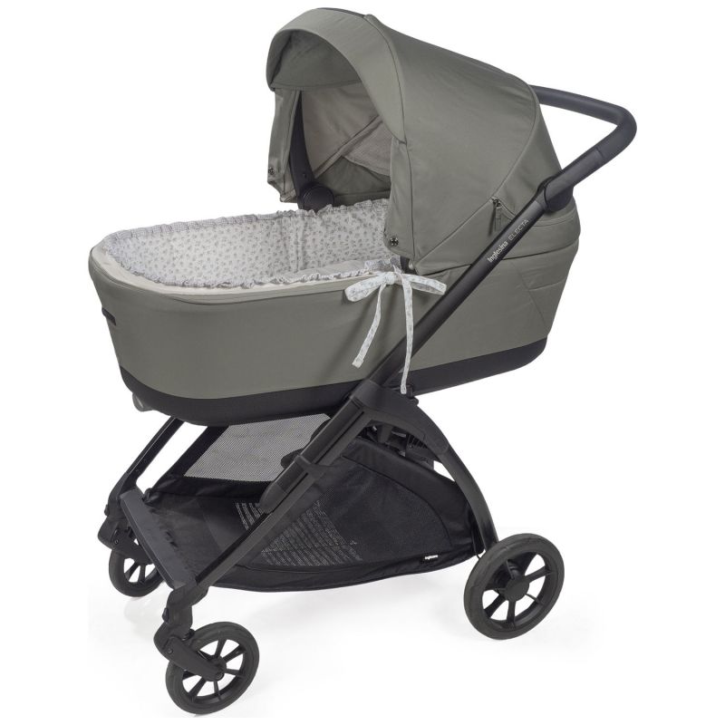 Housse de nacelle avec tiges et Drap housse pour nacelle Little Bloom Fleurs Gris Pasito a pasito Produit 3