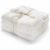 Variation Blanc du produit Lot de 3 lingettes Lullaby White (28 x 28 cm) de la marque Babyshower