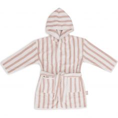 Peignoir en éponge Stripe Wild Rose (1-2 ans) - Jollein