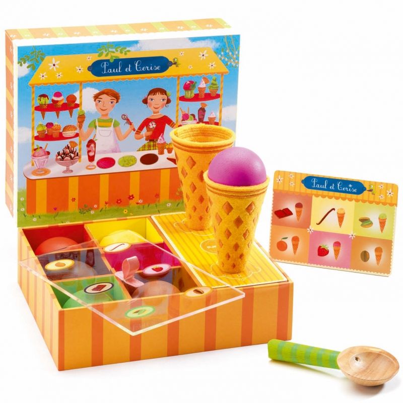 Jeu d'imitation Le glacier de Paul & Cerise Djeco
