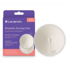 Lot de 4 coussinets d'allaitement lavables - Lansinoh