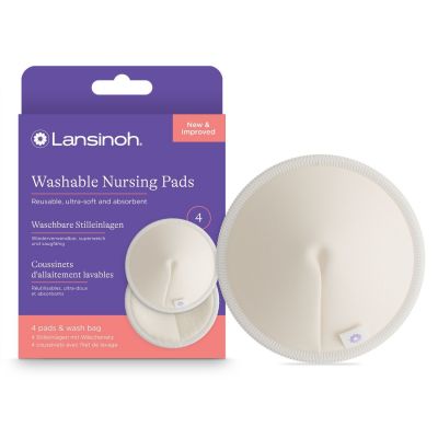 Lot de 4 coussinets d'allaitement lavables Lansinoh