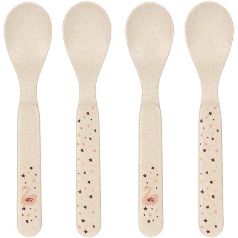 Lot de 4 cuillères Cygne Little Water Lässig