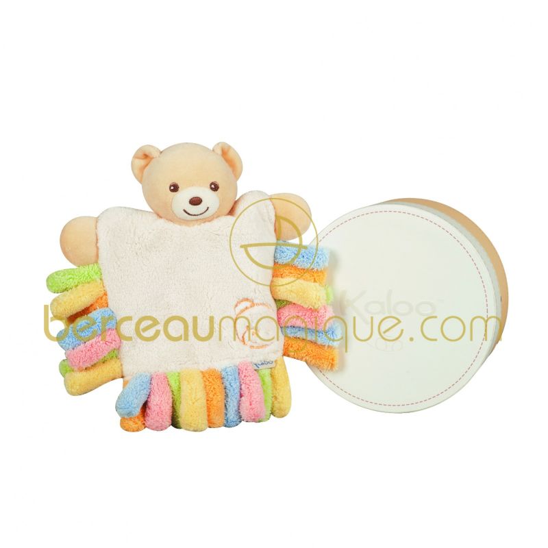 Doudou ours à franges Plume Kaloo