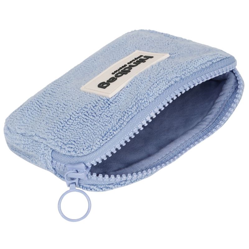 Porte-monnaie Lili en éponge Bleu Hindbag Produit ouvert 4