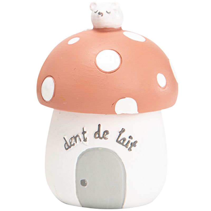 Boîte à dents champignon Léon rose foncé Amadeus Les Petits