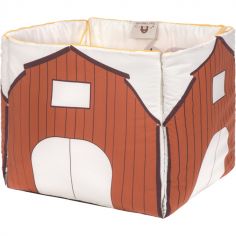 Tapis d´éveil 2 en 1 en coton bio Tiny Farmer (120 x 120 cm)