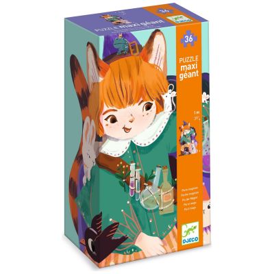 Puzzle géant Pio le magicien (36 pcs et 1 miniature)