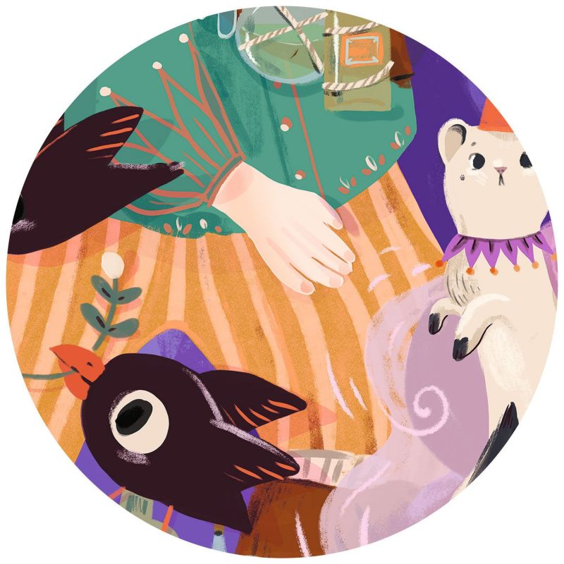 Puzzle géant Pio le magicien (36 pcs et 1 miniature) Djeco Produit 5