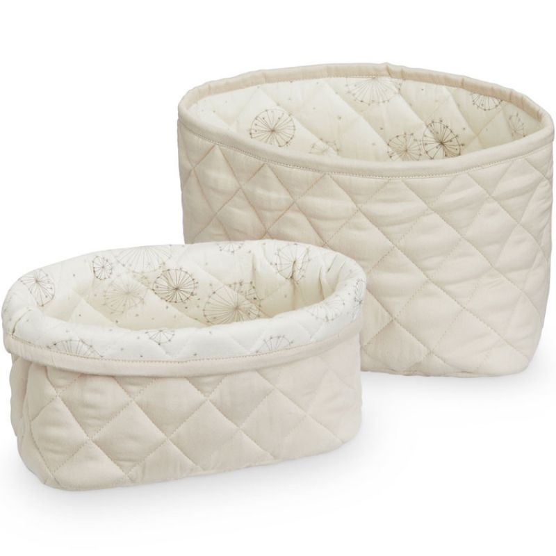 Lot de 2 paniers de toilette Dandelion light sand Cam Cam Copenhagen