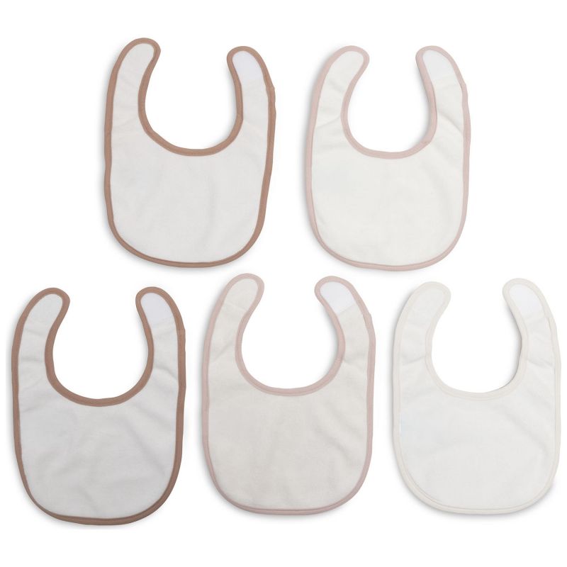 Lot de 5 bavoirs imperméables Soft Plumes Jollein Produit 4